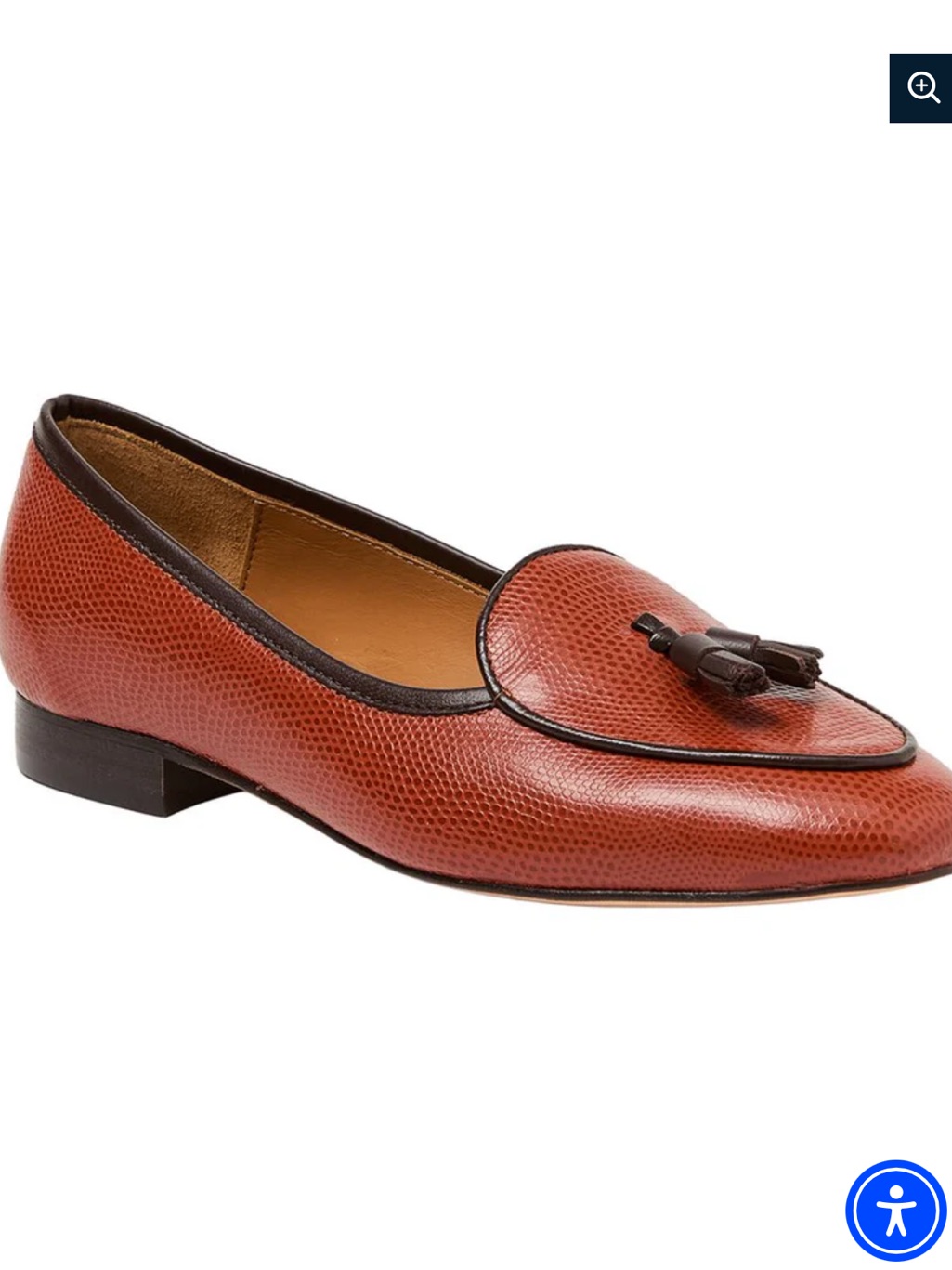 J. Mclaughlin Brown Leather Tassel Loafer Nwob